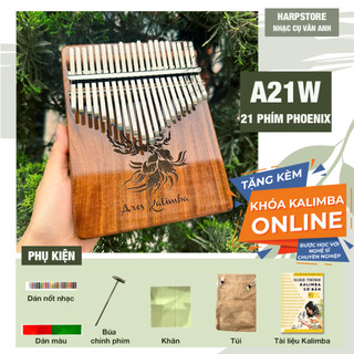 (TẶNG KHÓA KALIMBA ONLINE) ĐÀN KALIMBA 21 PHÍM 34 PHÍM ARES CAO CẤP