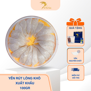  Tổ yến Rút Lông Khô Yến sào Đỗ Thị Toán Loại 1 Hộp 50gr 100gr  Tặng kèm đồ chưng  