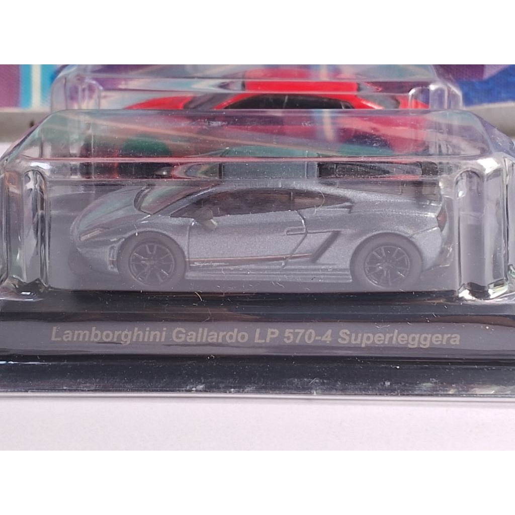 KYOSHO 1/64 - LAMBORGHINI GALLARDO LP 570-4 SUPERLEGGERA MÀU XÁM SERIES IV
