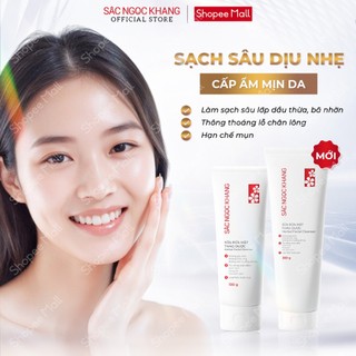 Combo dưỡng da Sắc Ngọc Khang 5 món [Kem đêm 10g+ Sữa rửa mặt 100g+ Nước hoa hồng 145+ Tẩy trang + Kem chống nắng 50g]