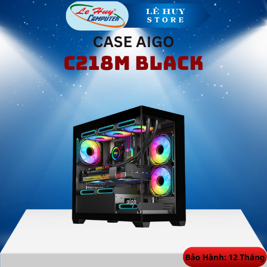 CASE AIGO C218M BLACK - Hàng Chính Hãng