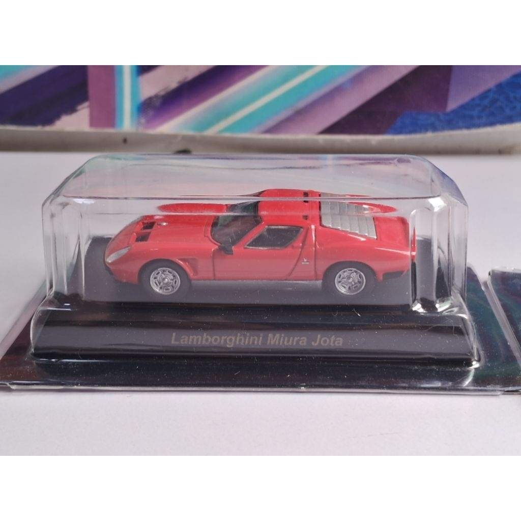 KYOSHO 1/64 - LAMBORGHINI MIURA JOTA MÀU ĐỎ SERIES IV