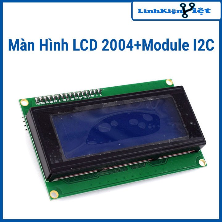 Màn Hình LCD 2004+Module I2C Xanh Dương