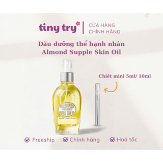 [CHIẾT MINI] Dầu Dưỡng Thể Hạnh Nhân L'O cci tane Almond Supple Skin Oil- TinyTry