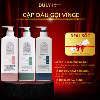  Cặp dầu gội xả Collagen Plus Vinge 1000ML giảm rụng tóc kích mọc tóc phục hồi tóc hư tổn chính hãng 