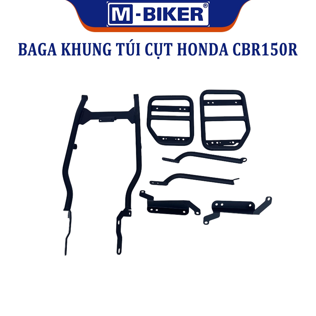 M-Biker | Baga khung túi cụt CBR150R – Khung treo túi hông Chuẩn form dành cho Honda CBR150R