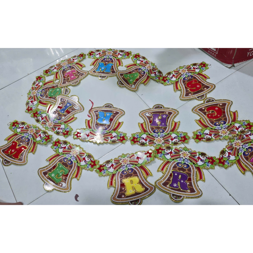 STICKER TRANG TRÍ GIÁNG SINH – HÌNH ÔNG GIÀ NOEL, NGƯỜI TUYẾT, CÂY THÔNG, CHUÔNG, QUÀ TẶNG