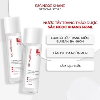 Combo Sắc Ngọc Khang 2 món [Nước hoa hồng 145ml + Nước tẩy trang 145ml] HDT