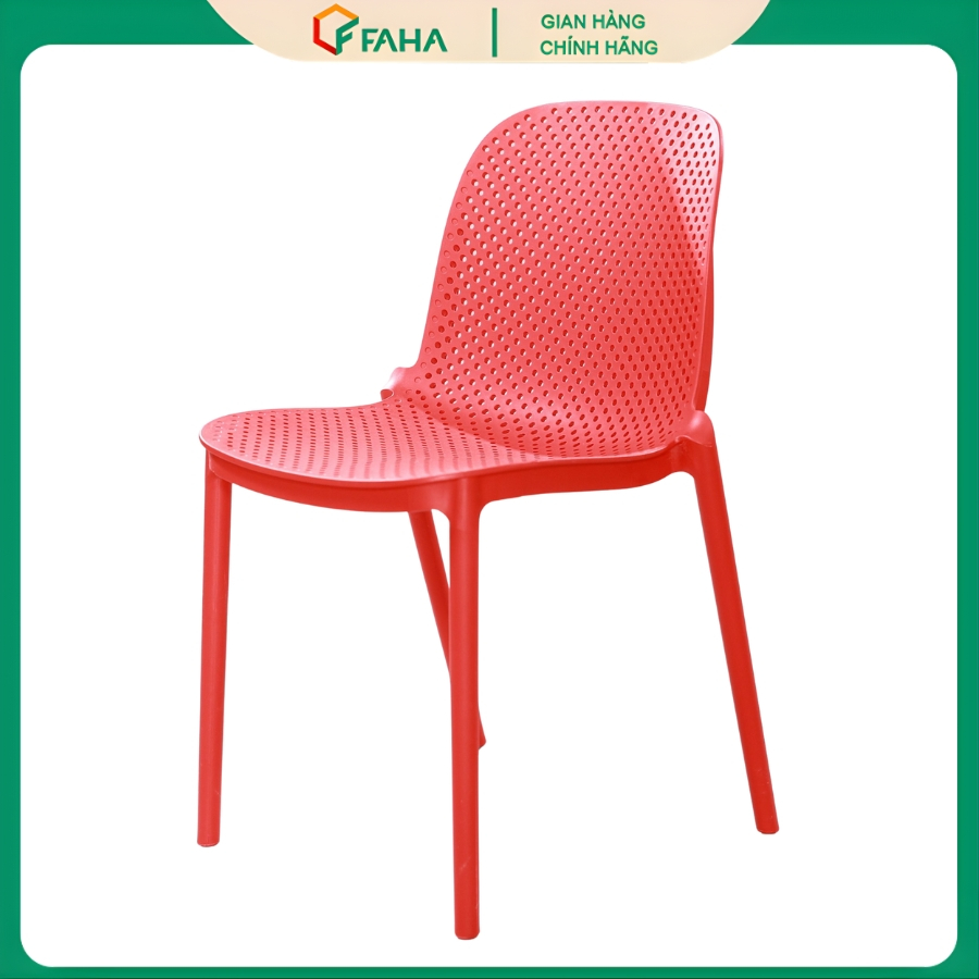Ghế Nhựa Đúc Nguyên Khối – Gọn Nhẹ, Dễ Phối Cho Cafe, Nhà Hàng & Phòng Ăn 44x53x81cm