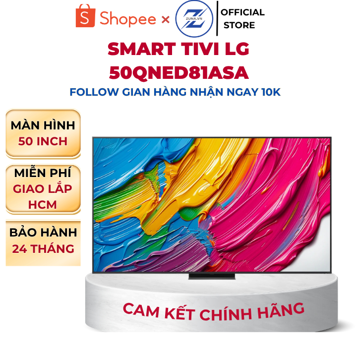 Tivi QLED LG 50 inch 50QNED81ASA - Bảo hành 24 tháng