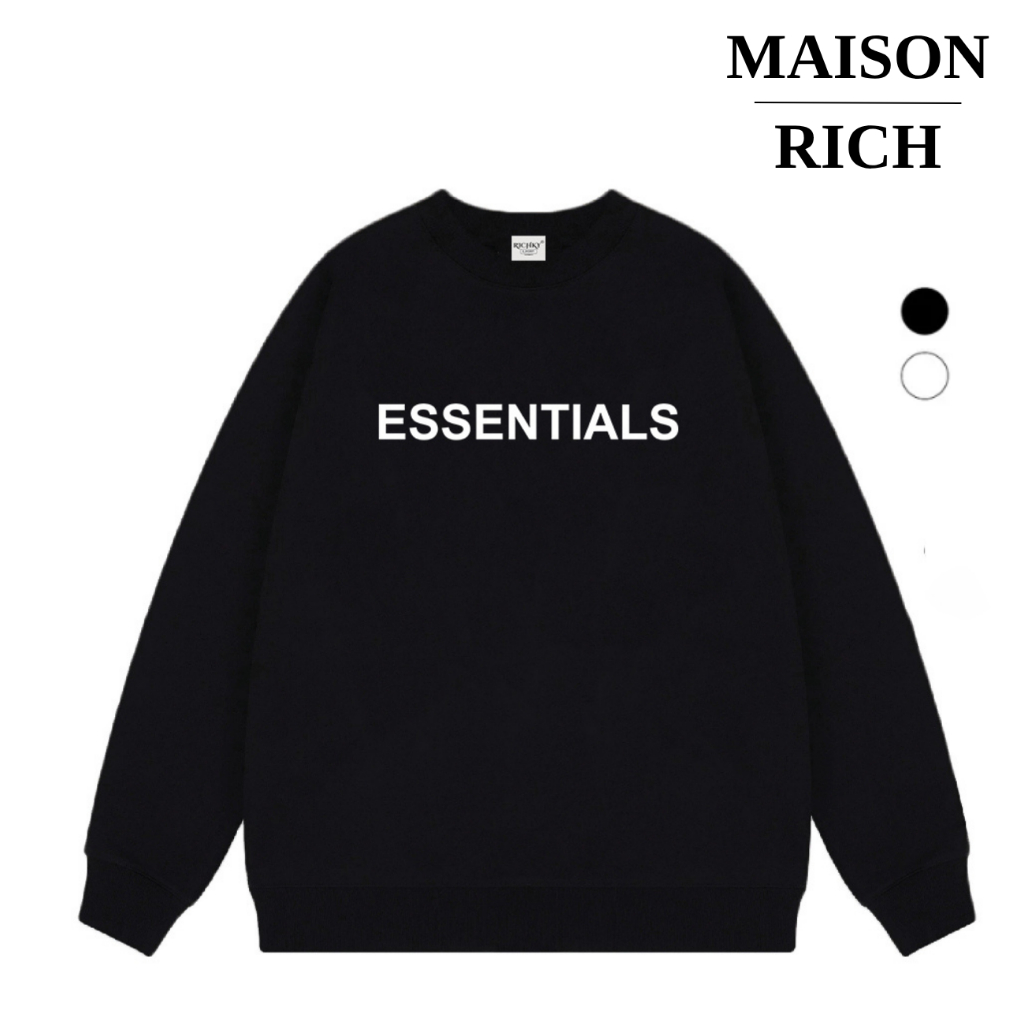 Áo Sweater Maison Rich Premium Nỉ Essentials