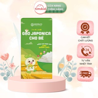 Gạo Japonica Cho Bé Ăn Dặm Anpaso 1kg - Mềm Mịn, Dẻo Thơm, Giàu Dưỡng Chất