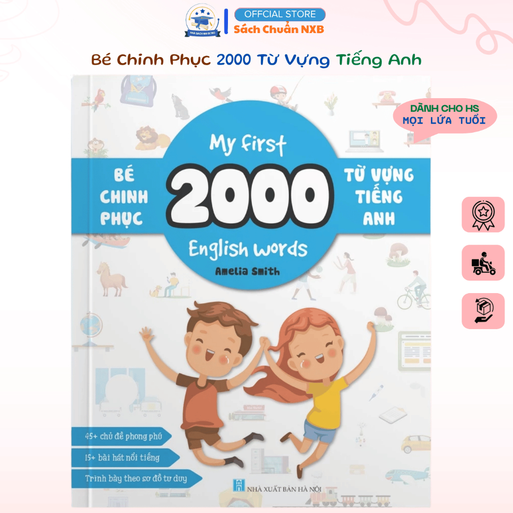 Sách - My First 2000 English Words - Bé Chinh Phục 2000 Từ Vựng Tiếng Anh