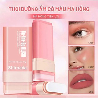  Phấn Má Hồng Trang Điểm 2 Đầu Dạng Thỏi Tiện Lợi hàng nội địa 