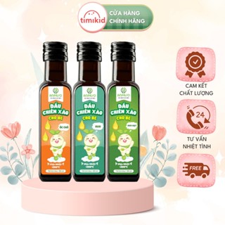 Dầu Chiên Xào Ăn Dặm Cho Bé Anpaso Chai 100ml - Không Chất Bảo Quản, Không Phụ Gia, Không Phẩm Màu Và Hương Liệu