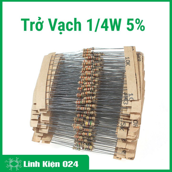 Trở Vạch 1/4W 5% 1K2 → 10K( 50Con )