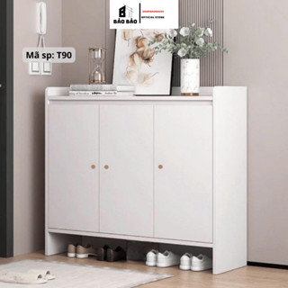  Kệ giày  tủ đựng đồ đa năng chất liệu gỗ MDF chống ẩm phong cách hiện đại - T90 