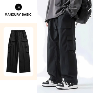  Quần kaki túi hộp nam nữ ống rộng quần Cargo Pant kaki màu trơn basic phong cách thời trang K04 