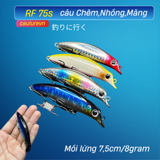  Mồi câu Chẽm Liples RF75 BKK mồi lửng 7,5cm 8gram câu cá Chẽm,Măng,Nhồng,GT,Mú 