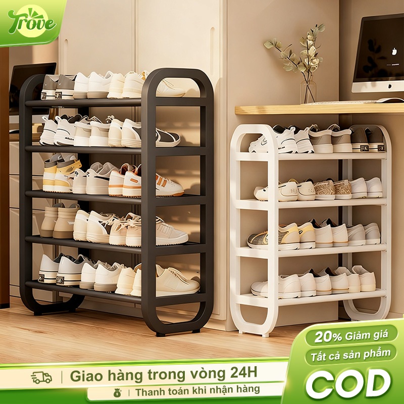 Trove Giá giày lắp ráp đơn giản nhiều tầng nhà ở ký túc giá giày  Kệ giày tích hợp Inox tủ giày nhựa