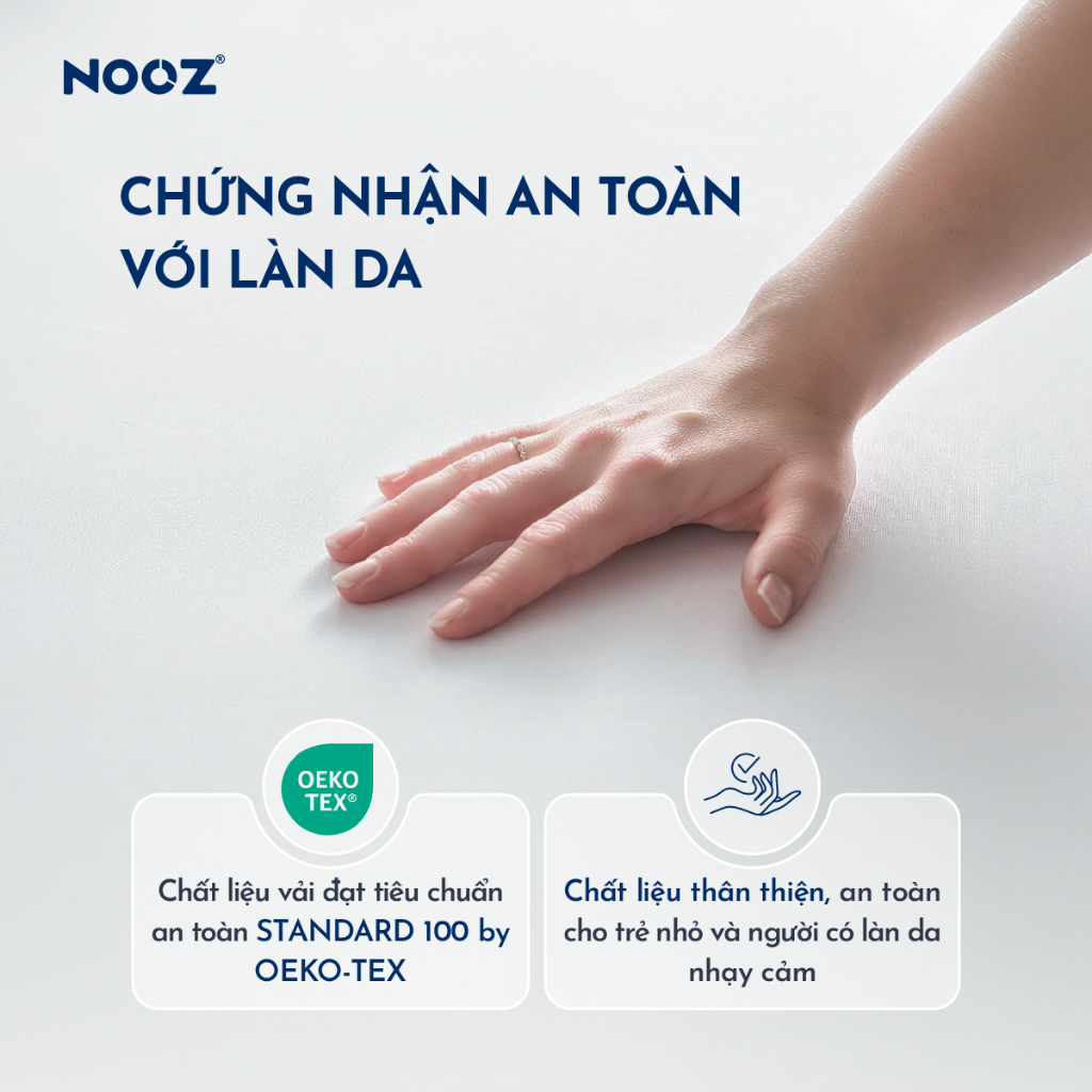 Ga Chống Thấm NOOZ Ga Bo Chun Phủ TPU Kháng Nước Giúp Tăng Tuổi Thọ Và Bảo Vệ Nệm NOOZ Home Goods | BigBuy360 - bigbuy360.vn