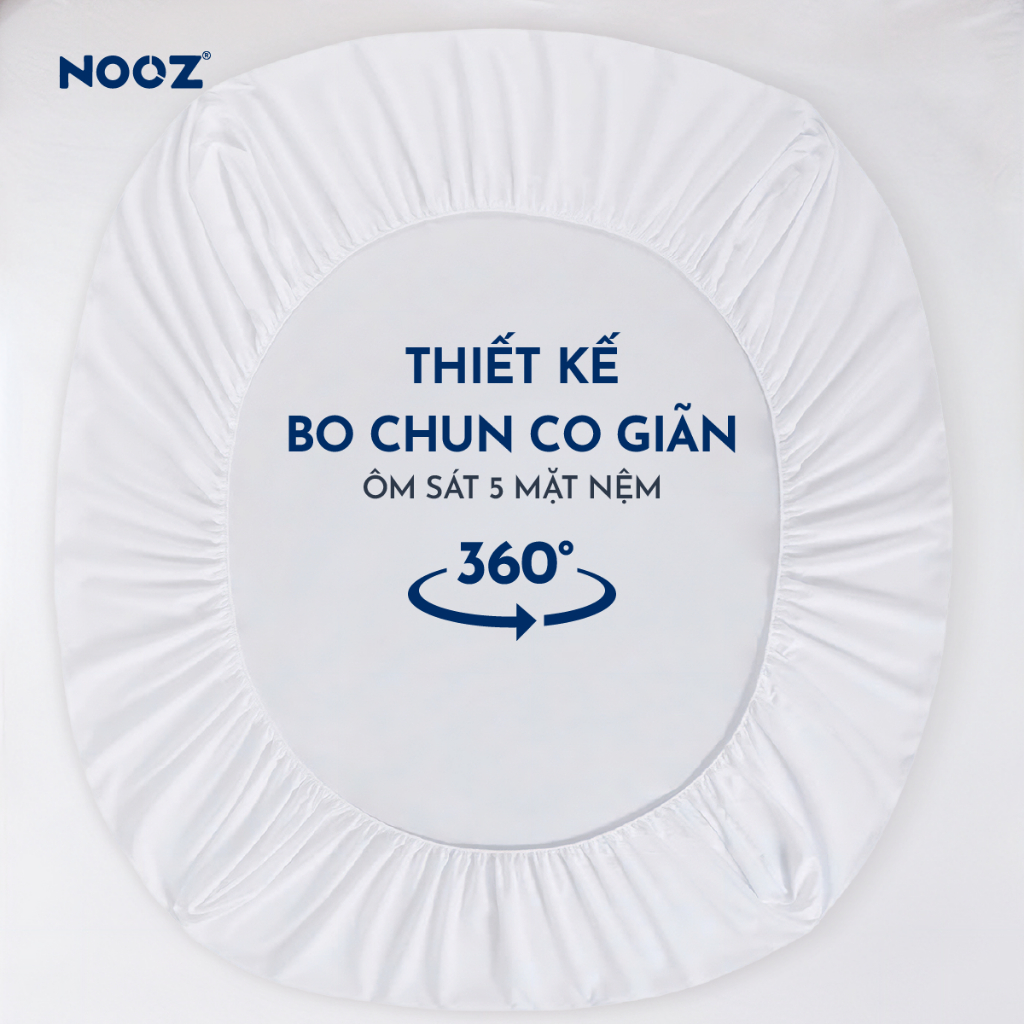 Ga Chống Thấm NOOZ Ga Bo Chun Phủ TPU Kháng Nước Giúp Tăng Tuổi Thọ Và Bảo Vệ Nệm NOOZ Home Goods | BigBuy360 - bigbuy360.vn
