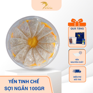  Tổ yến tinh chế sợi ngắn Yến sào Đỗ Thị Toán Hộp 50gr 100gr Tặng kèm đồ chưng 