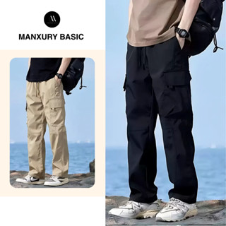   MỞ BÁN  Quần Kaki Túi Hộp Nam Baggy Quần Cargo Pants Quần Túi Hộp Ống Rộng Retro Unsex K06 