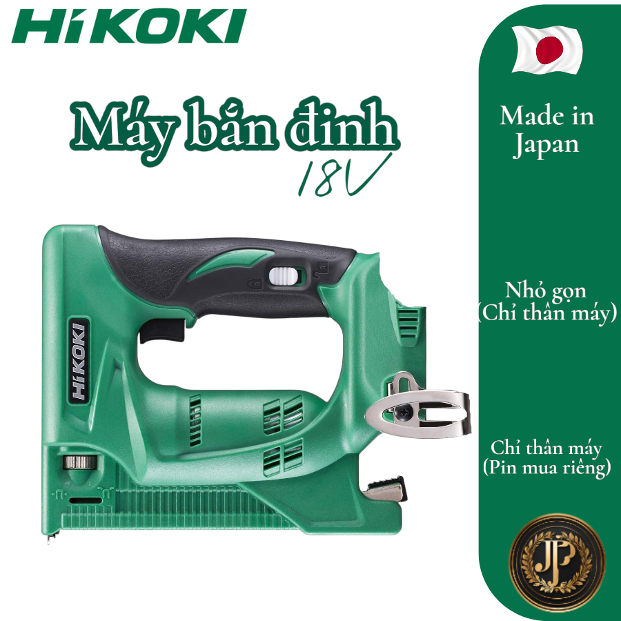 【HiKOKI】Máy bắn đinh dùng pin 18V N18DSL (NK) – Thân máy kèm hộp, không bao gồm pin và sạc