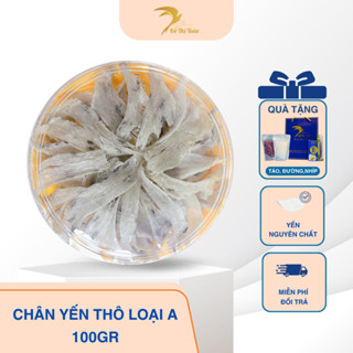  Chân yến thô Yến sào Đỗ Thị Toán- Loại A Hộp 50gr 100gr-  Tặng kèm đồ chưng  