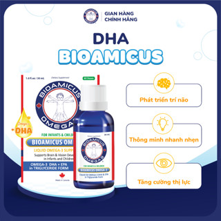 BioAmicus Omega-3 DHA hỗ trợ tốt cho mắt và não - DHA Cho Bé