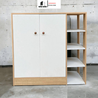  Tủ Giày Gỗ Kệ Giày Dép Có Ngăn Bảo Bảo Chất Liệu MDF Cao Cấp Chống Nước - TG02 
