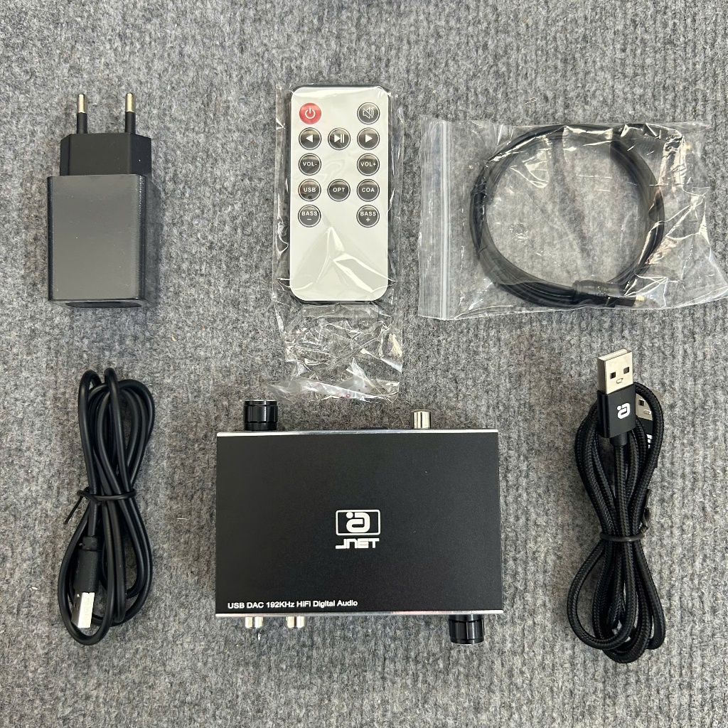 Giải Mã Âm Thanh JNET DAC DA500 Giải Mã Cổng Optical, Coaxial, PC USB