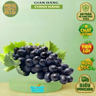 [Ship hỏa tốc] Nho đen Delicious, ngon ngọt - 1kg/hộp