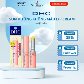 Son Dưỡng Không Màu DHC Lip Cream 1.5g, Hỗ Trợ Ngừa Thâm Và Làm Hồng Môi Hiệu Quả