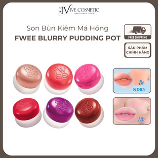  Son Kem Bùn Kiêm Phấn Má Fwee Blurry Pudding Pot 5g  2027  