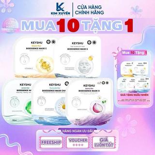   MUA 10+1   MUA 20+2  Mặt nạ Keyshu Bioessence Mask 30ML - HỘP 10 MIẾNG 