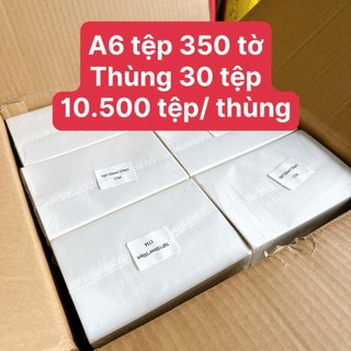Thùng 30 tệp giấy in nhiệt A6 (100x150), tệp 350 tờ in vận đơn giao hàng TMDT