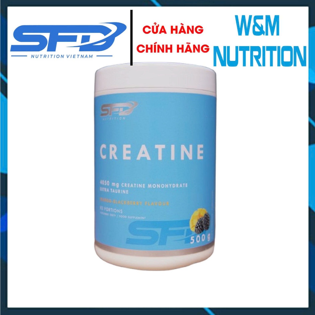 SFD Creatine 500g Xoài Mâm Xôi – Cải Thiện Hiệu Năng, Bùng Nổ Sức Bền