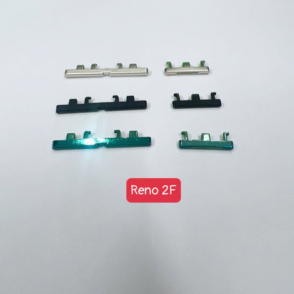 Nút nhựa bên ngoài bấm mở nguồn on off, power oppo reno 2f, nút nhựa tăng giảm âm lượng, volume oppo