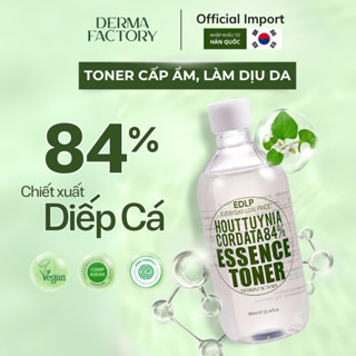  Nước cân bằng diếp cá cấp ẩm làm dịu Derma Factory Houttuynia Cordata 84% Essence Toner 