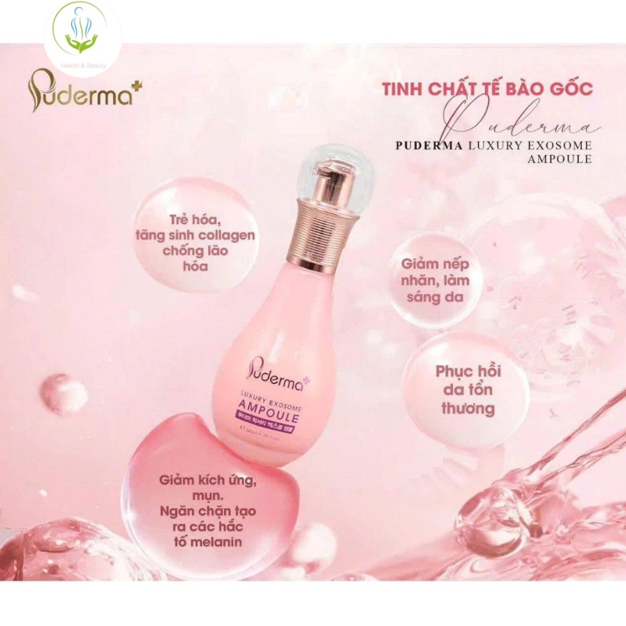 Tinh Chất Huyết Thanh Puderma Luxury Exosome 50ml – Dưỡng Ẩm, Phục Hồi & Trẻ Hóa Da Từ Tế Bào Gốc