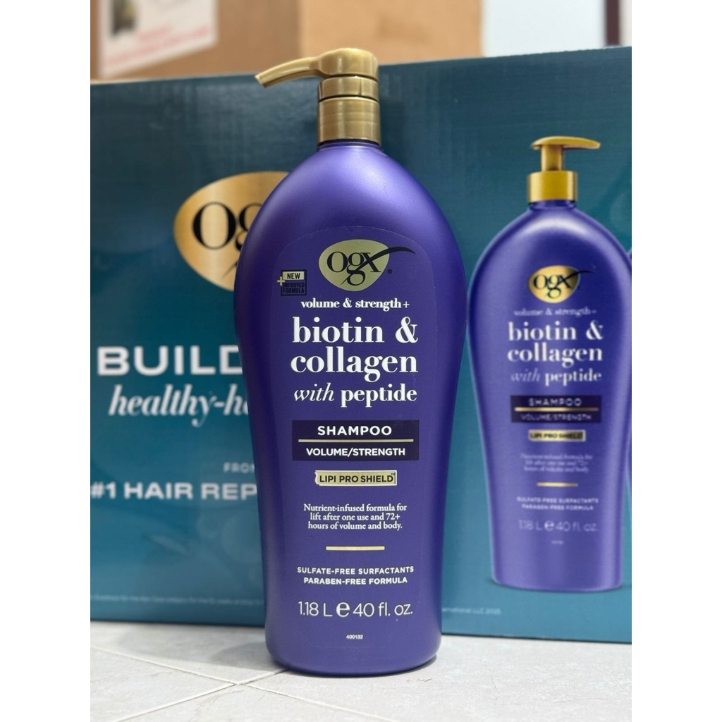 Dầu Gội OGX Biotin & Collagen Size 1,18 Lít