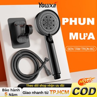 YOWXII Vòi Sen Tăng áp bộ 3 trong 1,Vòi Hoa Sen Tăng áp Siêu Mạnh