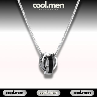  Dây Chuyền Titan Nam Nữ Mặt Nhẫn Đan Xen Chống Gỉ Phong Cách Hàn Quốc Vòng Cổ Unisex Coolmen Thời Trang Basic Cá Tính 