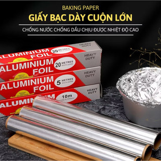 Combo 3 GIẤY BẠC NƯỚNG Aluminium NTG56 Lá nhôm nguyên chất (10m)