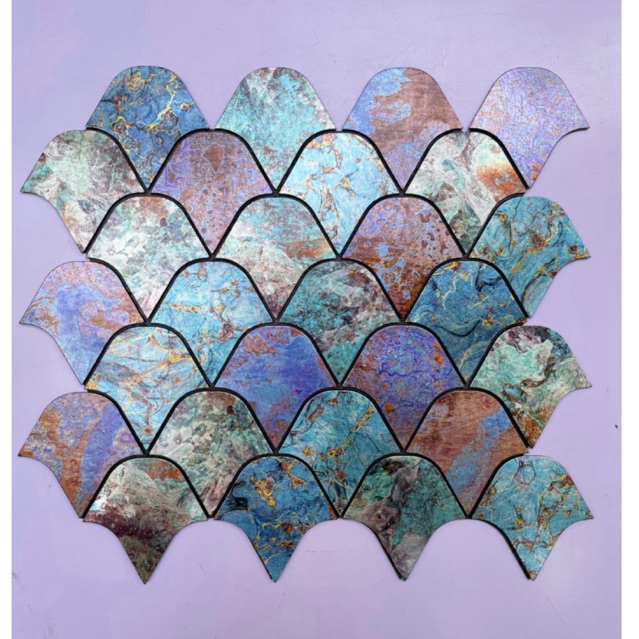 Gạch mosaic, tấm dán tường, miếng dán chống nước