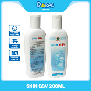  GSV l Sữa rửa mặt sữa tắm giảm nhờn sạch mụn SKIN GSV 