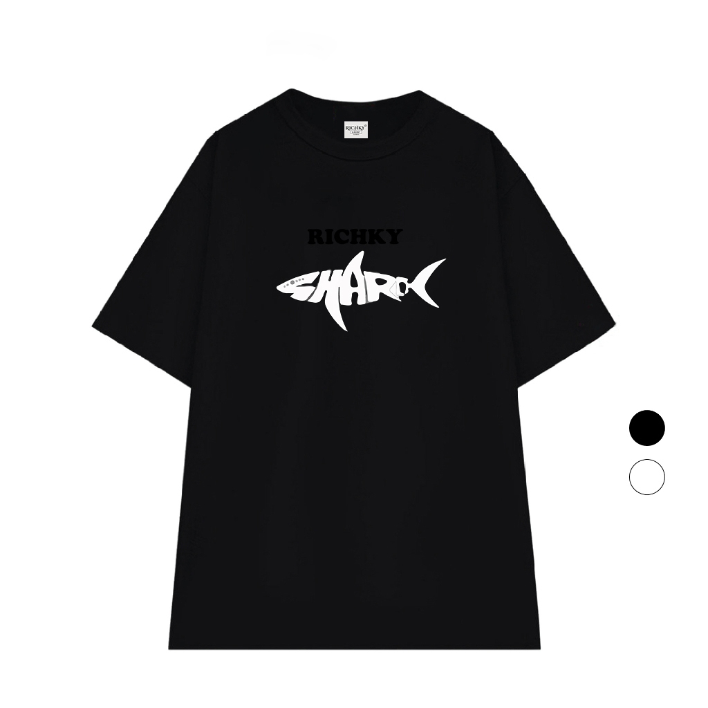 Áo Thun Global Rich Premium Tee Cá Mập Trắng White Shark