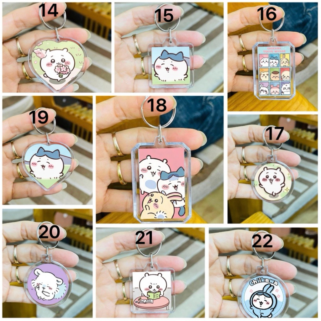 Móc khóa chiikawa usagi , hachiware / móc khóa hình chiikawa usagi , hachiware